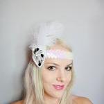 1920s Beaded and Tulle Feat..