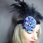 1920s multi coloured flappe..