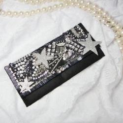 Star Nights Beaded Crystal Purse